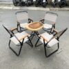 Thanh lý ghế cafe xếp camping lưới (nhiều màu)