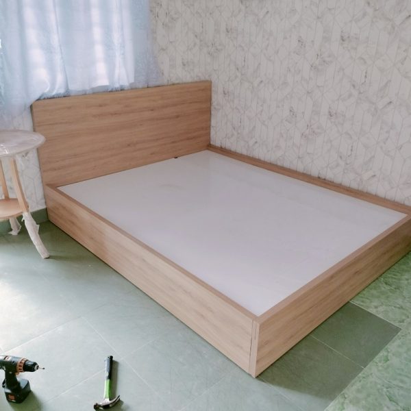 Gường ngủ 1m8*2m MDF đóng mới 100%