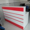 Thanh lý quầy lễ tân 2m MDF màu đỏ chống ẩm giá rẻ