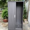 Tủ áo 2 cánh 1m*2m màu xám đẹp mới 99%