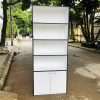 Tủ trưng bày 80cm*2m ngăn gỗ mới 98%