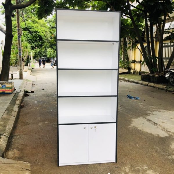 Tủ trưng bày 80cm*2m ngăn gỗ mới 98%