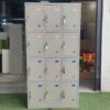 Thanh lý tủ locker 12 ngăn sắt Hòa Phát mới 98%