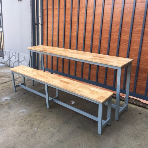 Combo bàn ghế học sinh dài phủ melamin giá rẻ