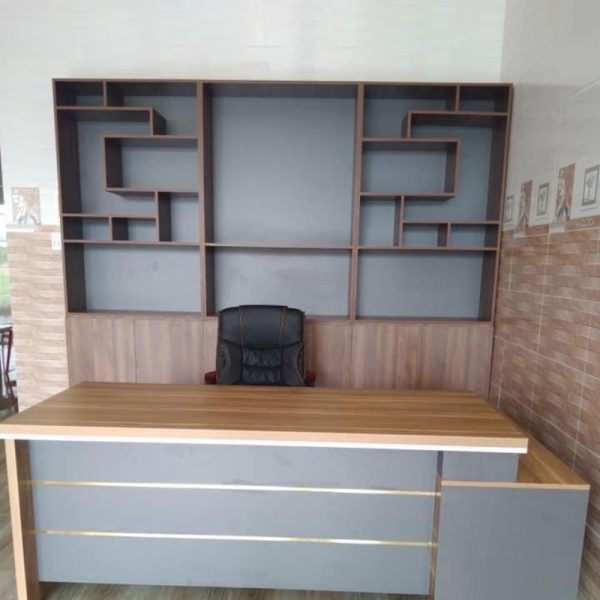 Combo bàn ghế và tủ hồ sơ giám đốc MDF cao cấp