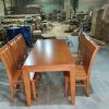 Combo bàn ăn gỗ sồi 6 ghế cao cấp thanh lý
