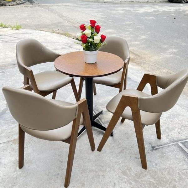 Bộ bàn ghế chữ A bọc da cao cấp