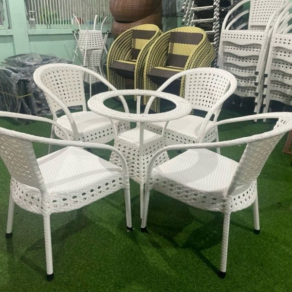 Bộ bàn ghế đan mây cao cấp tồn kho mới 100%
