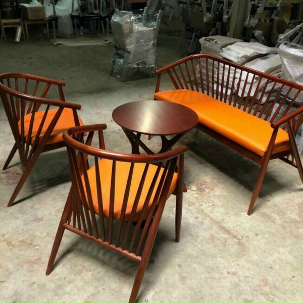 Combo cafe gỗ thanh vòng cung giá rẻ