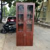 Tủ hồ sơ kính 2 cánh vân gỗ cao cấp mới 99%