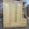 Thanh lý tủ áo gỗ sồi tự nhiên đa năng cao cấp mới 99%