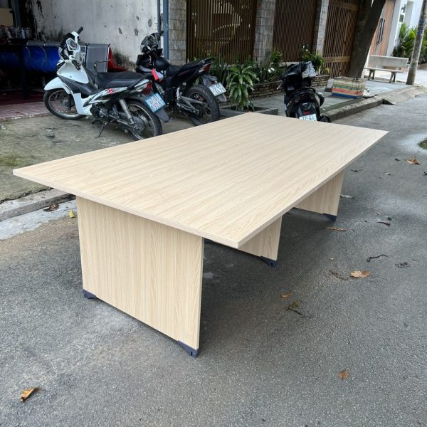 Bàn họp văn phòng 2m4x1m2 cũ thanh lý giá rẻ