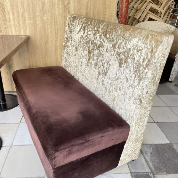 Thanh lý băng sofa cafe 1M2 bọc nỉ cao cấp 95%