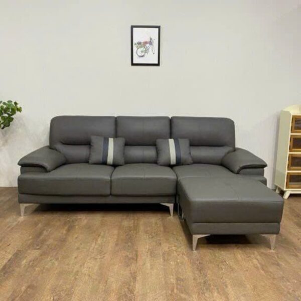 Bộ sofa góc L gia đình bọc da cao cấp mới 99%
