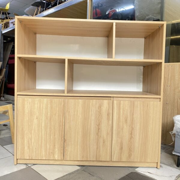 Thanh lý kệ hồ sơ 1m2*1m2 MDF màu vân gỗ mới 98%