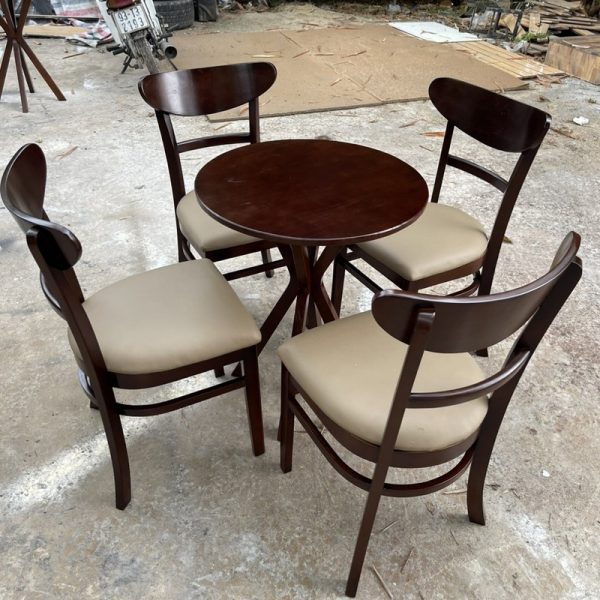 Ghế cafe mặt trăng nâu mới giá xưởng