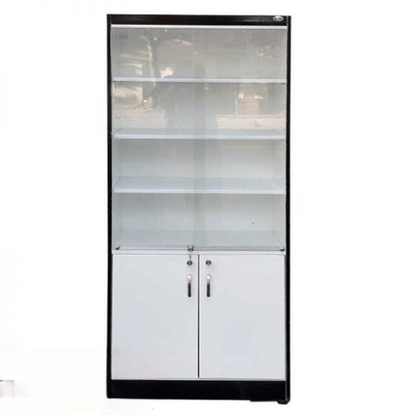 Thanh lý tủ trưng bày 80cm*2m màu trắng đen