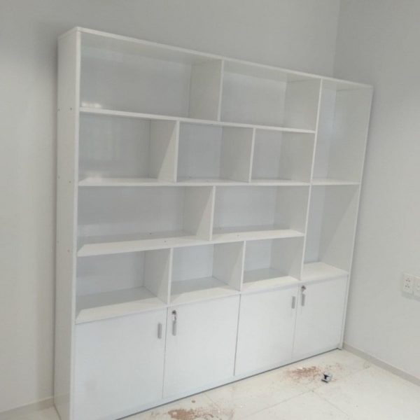 Kệ trưng bày đóng mới 2m4*2m gỗ MDF giá rẻ