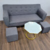 Bộ sofa bọc da kèm bàn tồn kho mới 100%