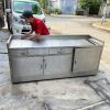 Thanh lý tủ đá inox mới 98% giá rẻ