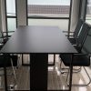 Bàn họp nhân viên 1m2*2m4 mặt bàn màu đen