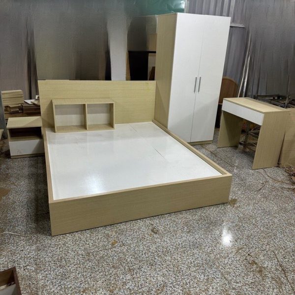 Combo phòng ngủ 5 món gỗ MDF mới 100%