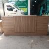 Quầy lễ tân 2m4 màu nâu gỗ MDF tồn kho