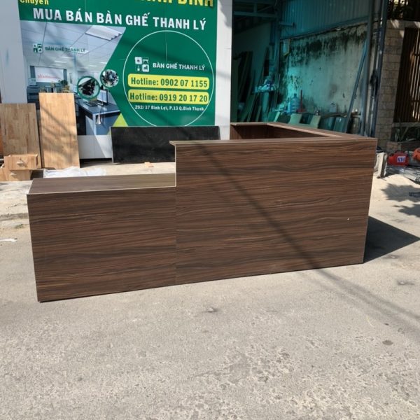 Quầy pha chế gỗ 3m MDF tồn kho