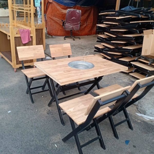 Bộ bàn ghế xếp quán ăn quán nhậu mới