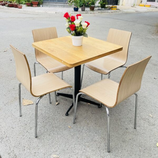 Thanh lý ghế ixon lưng gỗ tự nhiên mới 98%