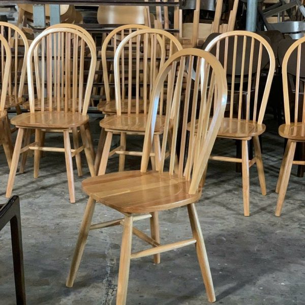 Ghế cafe Winsor gỗ tự nhiên mới 100%