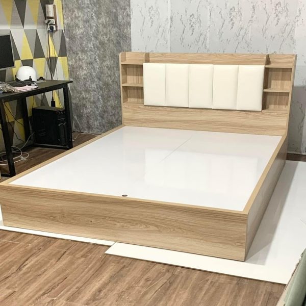 Gường ngủ gia đình MDF 1m6*2m mới 99%