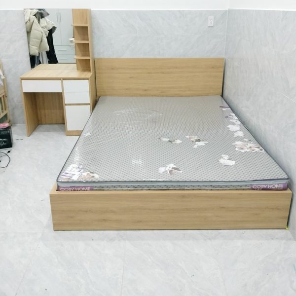 Combo gường ngủ bàn trang điểm tồn kho mới 100%