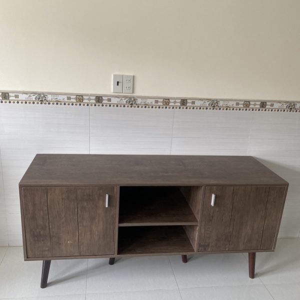 Kệ tivi ngang 1m4 MDF màu nâu mới 100%