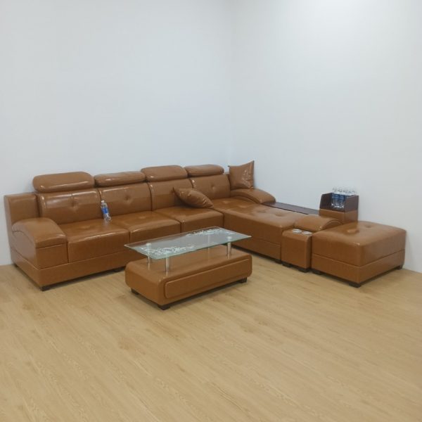 Bộ sofa tiếp khách bọc da cao cấp mới 99%