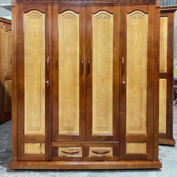 Thanh lý tủ quần áo 1M8 gỗ tự nhiên tồn kho 99%