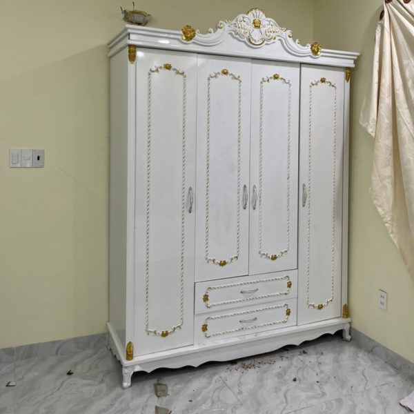 Tủ quần áo 1m8*2m hoàng gia cao cấp mới 99%