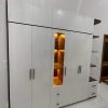 Tủ quần áo 2m4*3m MDF màu trắng cao cấp mới 99%