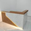 Quầy reception 2m*1m4 MDF có đèn led mới 100%