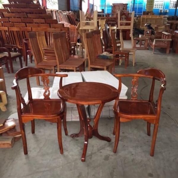 Bộ bàn ghế gỗ khách sạn tồn kho mới 100%