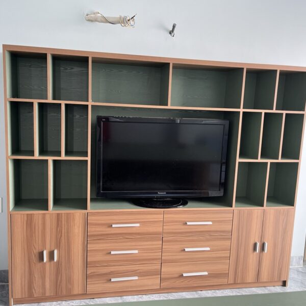 Kệ hồ sơ 2m4*2m gỗ MDF phủ melamin chống ẩm