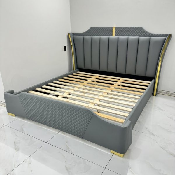 Thanh lý gường xuất khẩu 1m8*2m bọc da mới 100%