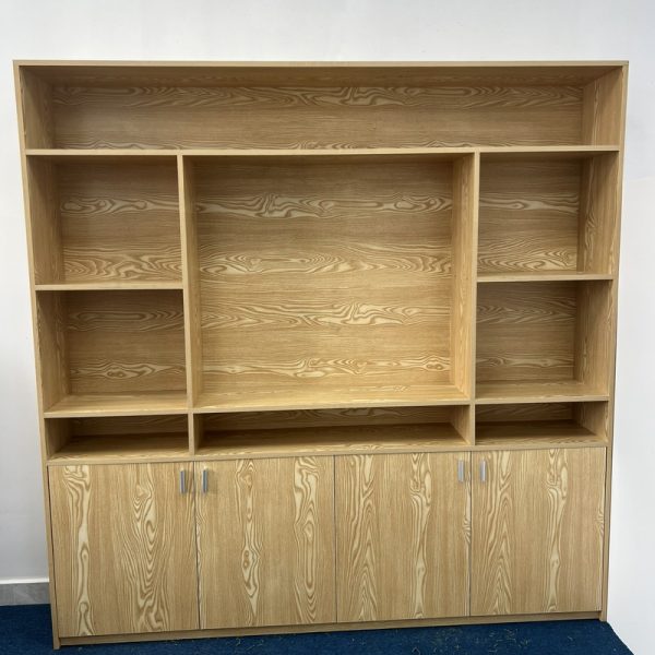 Thanh lý tủ hồ sơ 2m MDF lỗi xanh chống ẩm mới 98%