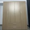 Thanh lý tủ áo 1m8*2m gia đình màu xám mới 98%