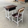 Thanh lý bộ bàn ghế học sinh sắt gỗ tự nhiên mới 95%