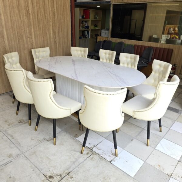 Thanh lý bộ bàn ăn 10 ghế tân cỗ điền cao cấp mới 98%