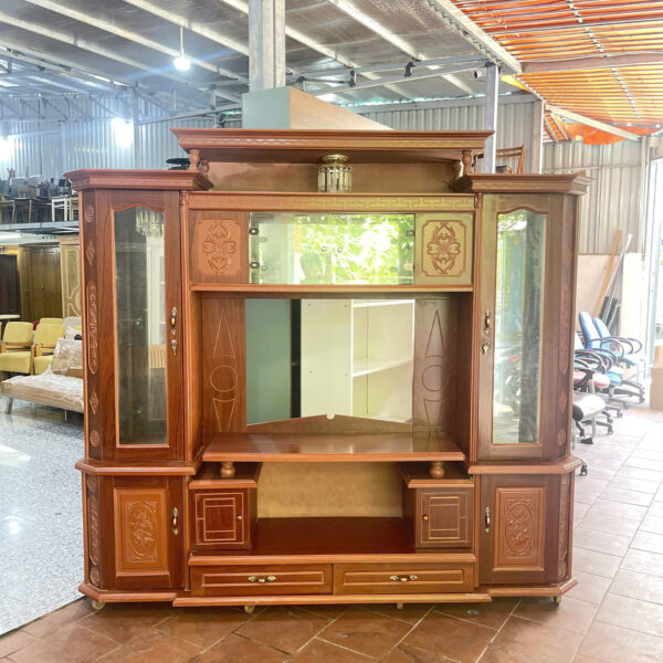 Thanh lý kệ tivi kèm kệ trưng bày mới 99%