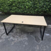 Thanh lý bàn họp chân sắt 1m8 x 1m giá rẻ