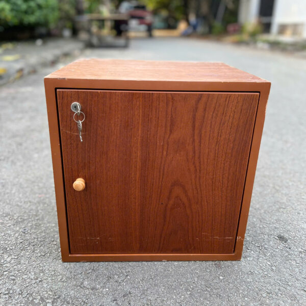 Tủ đầu giường cũ 1 hộc màu nâu giá rẻ