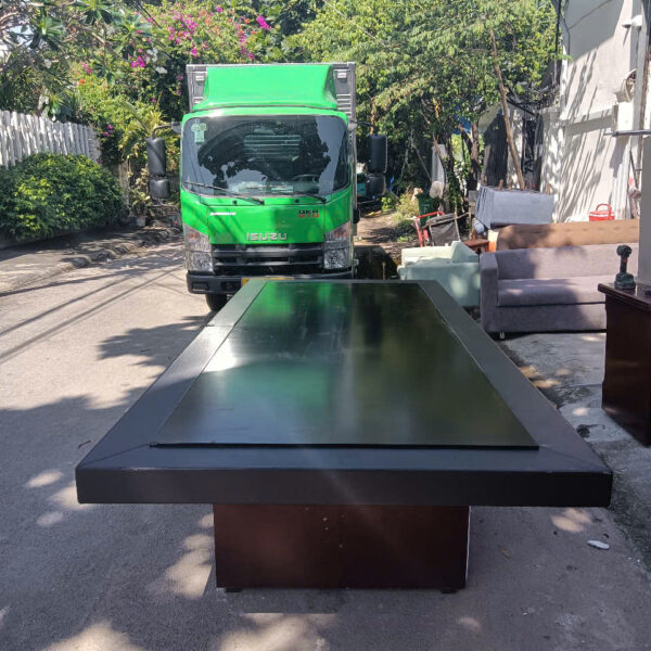 Thanh lý bàn họp 3m x 1m2 mặt kính cao cấp